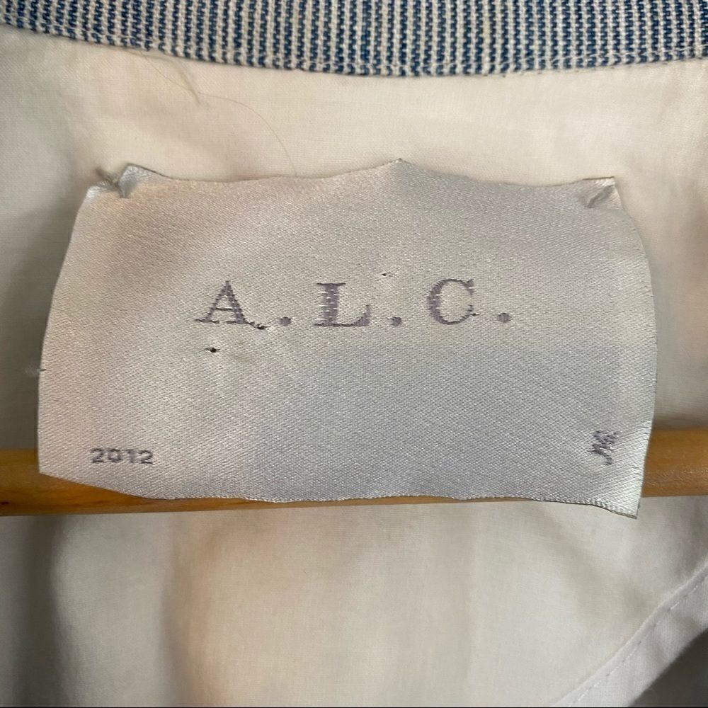 A.L.C. Pinstripe One Button Blazer - Picture 6 of 9